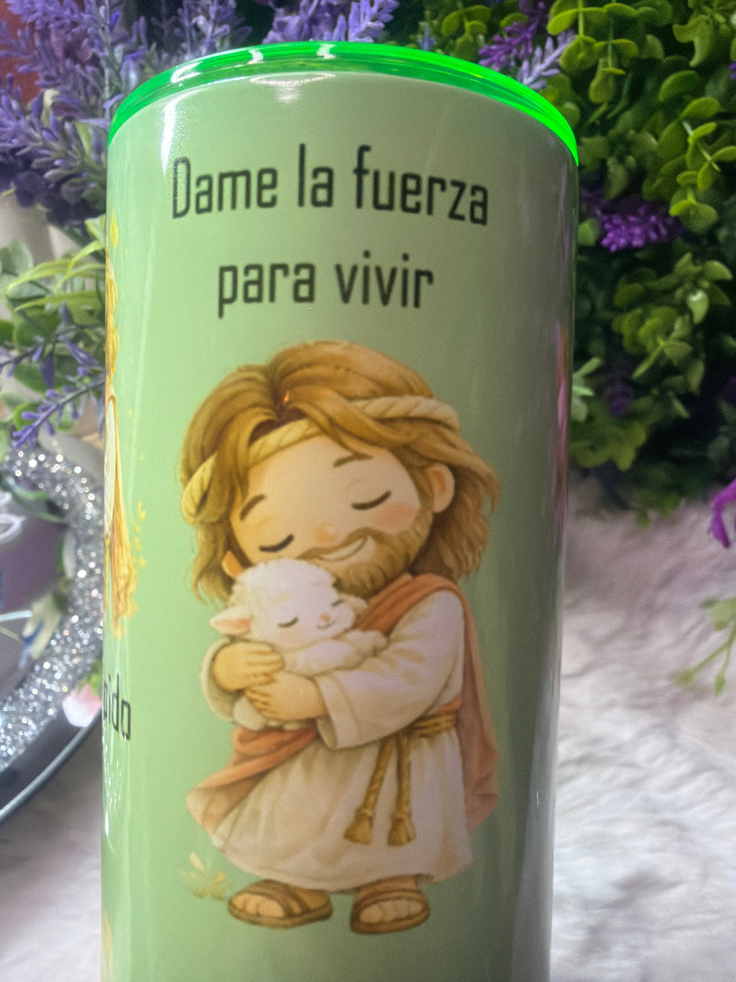 Un día à la vez tumbler 20 oz