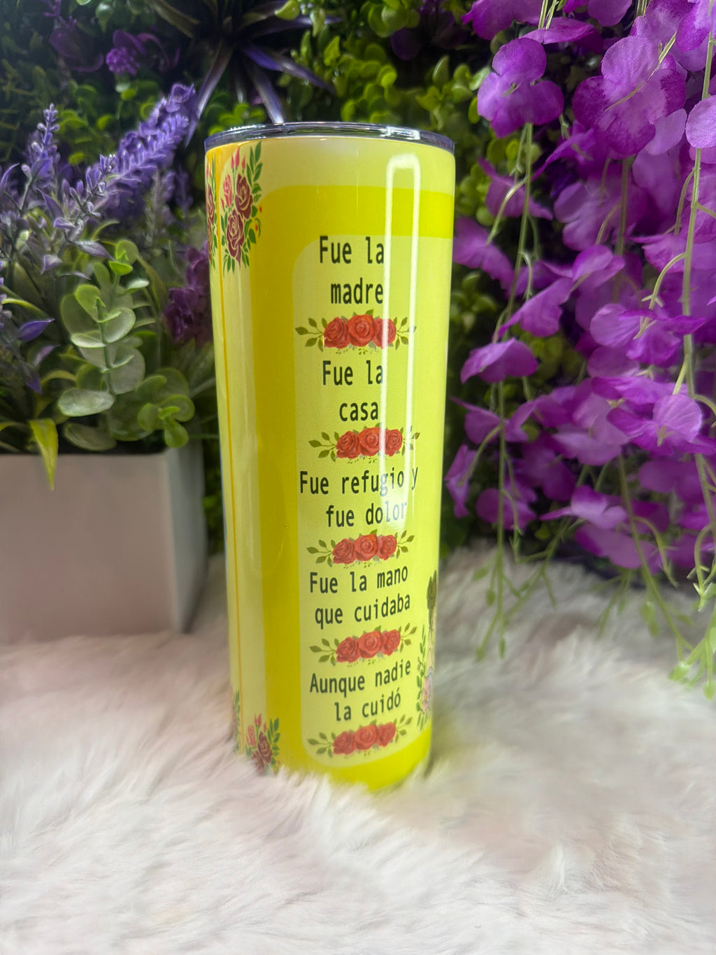Sola se levantó tumbler 20 oz