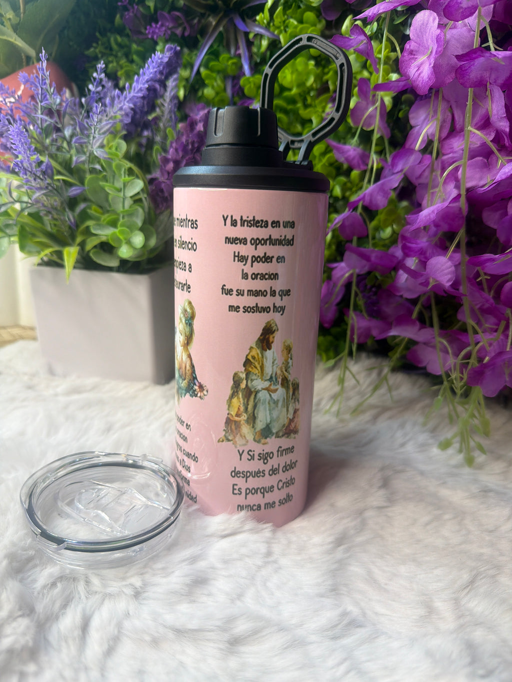 Hay poder en la oración tumbler 15 oz 2 in 1