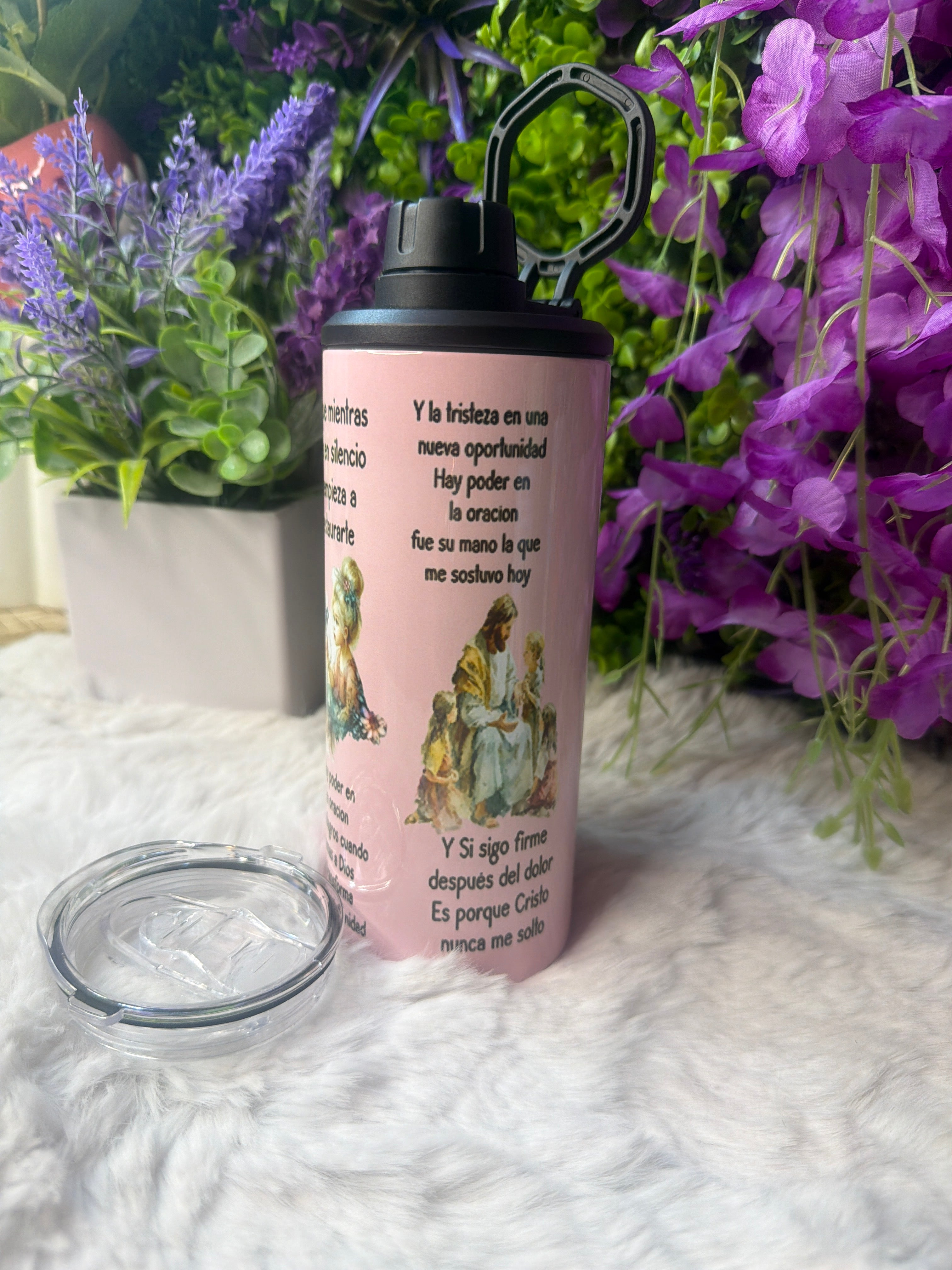 Hay poder en la oración tumbler 15 oz 2 in 1