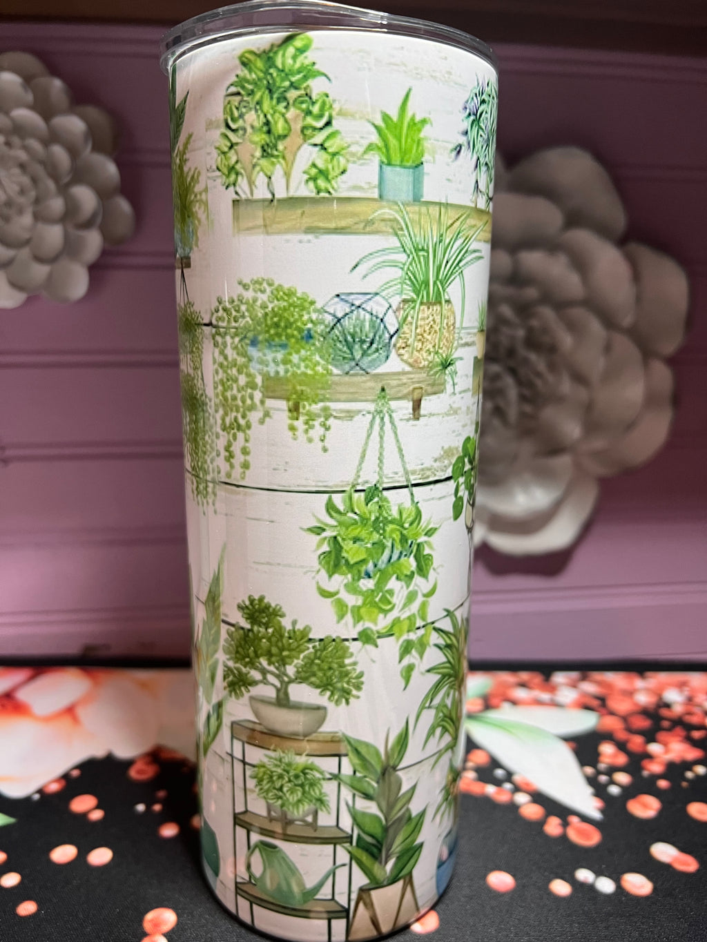 Tumbler 20 oz. Grazy plant lady tumbler