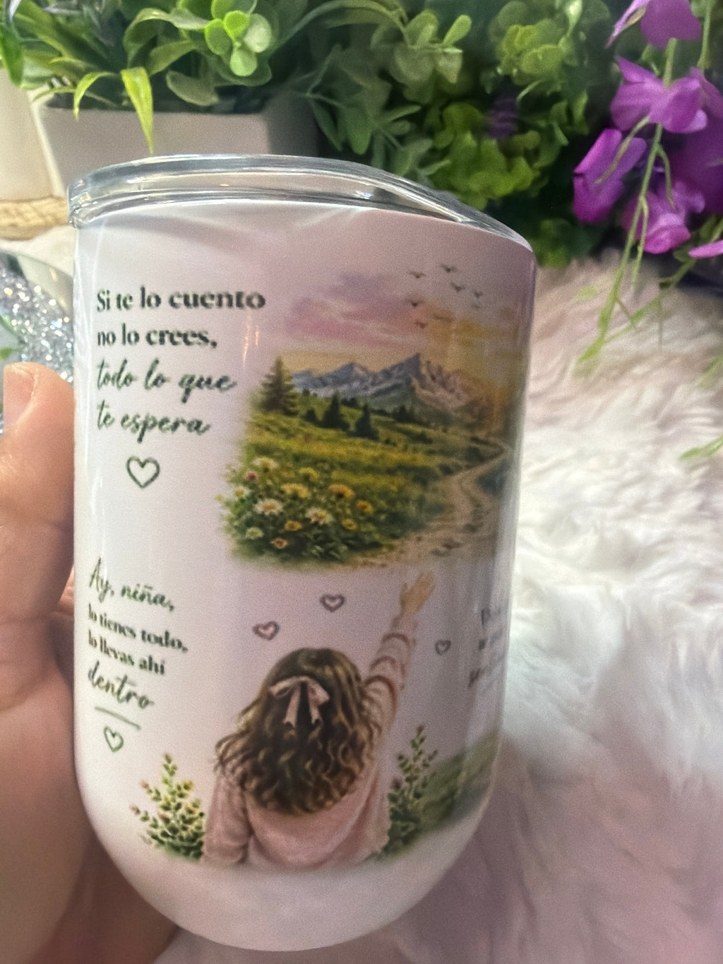 À La Niña Que fui cup 12 oz