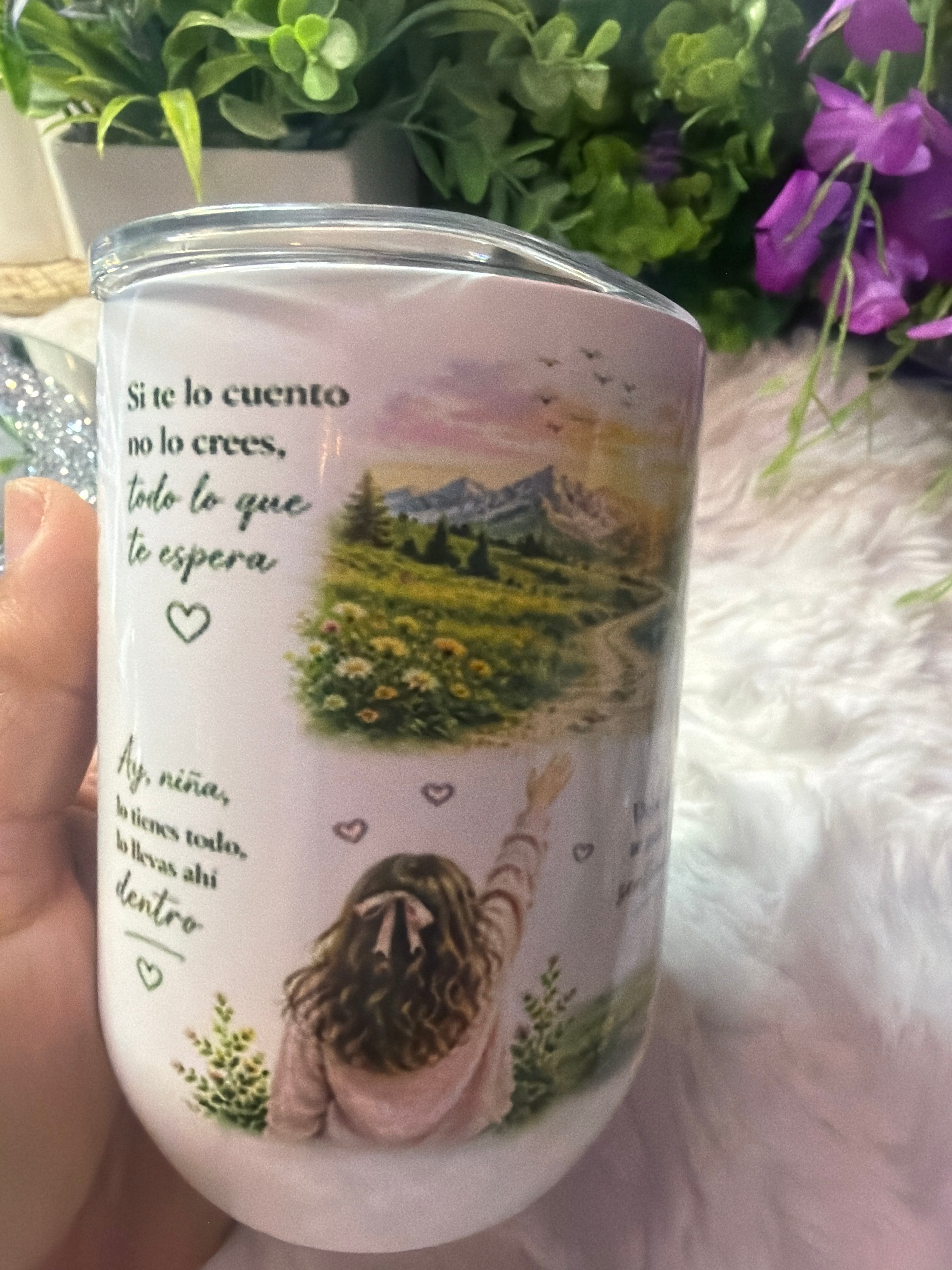 À La Niña Que fui cup 12 oz