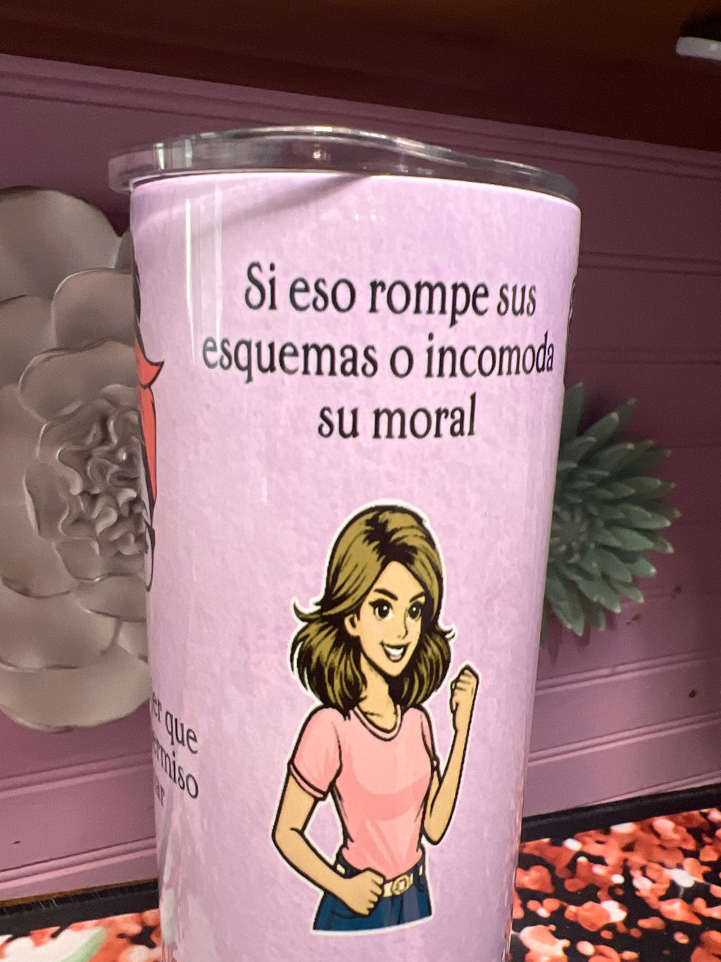 Que Hablen De Mi tumbler 20 oz