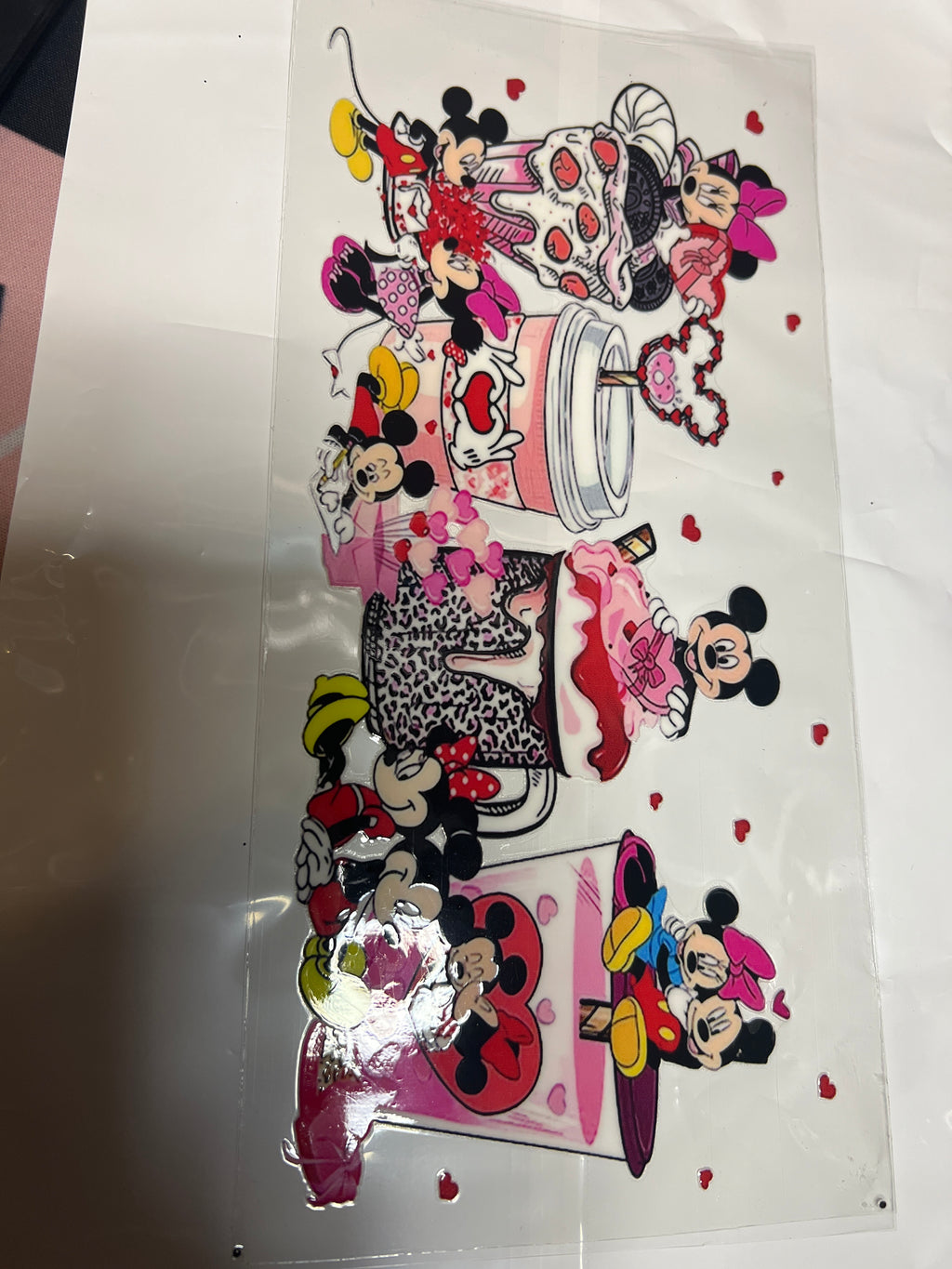 Mickey Minnie Mouse stickers UV DTF
