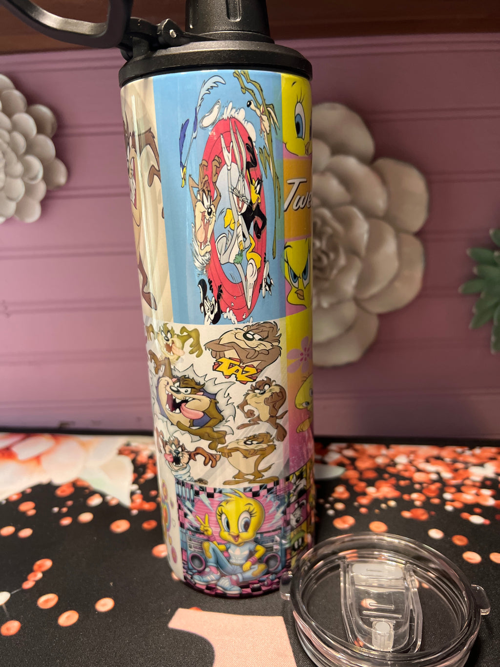 Tweety tumbler 20oz 2 in 1