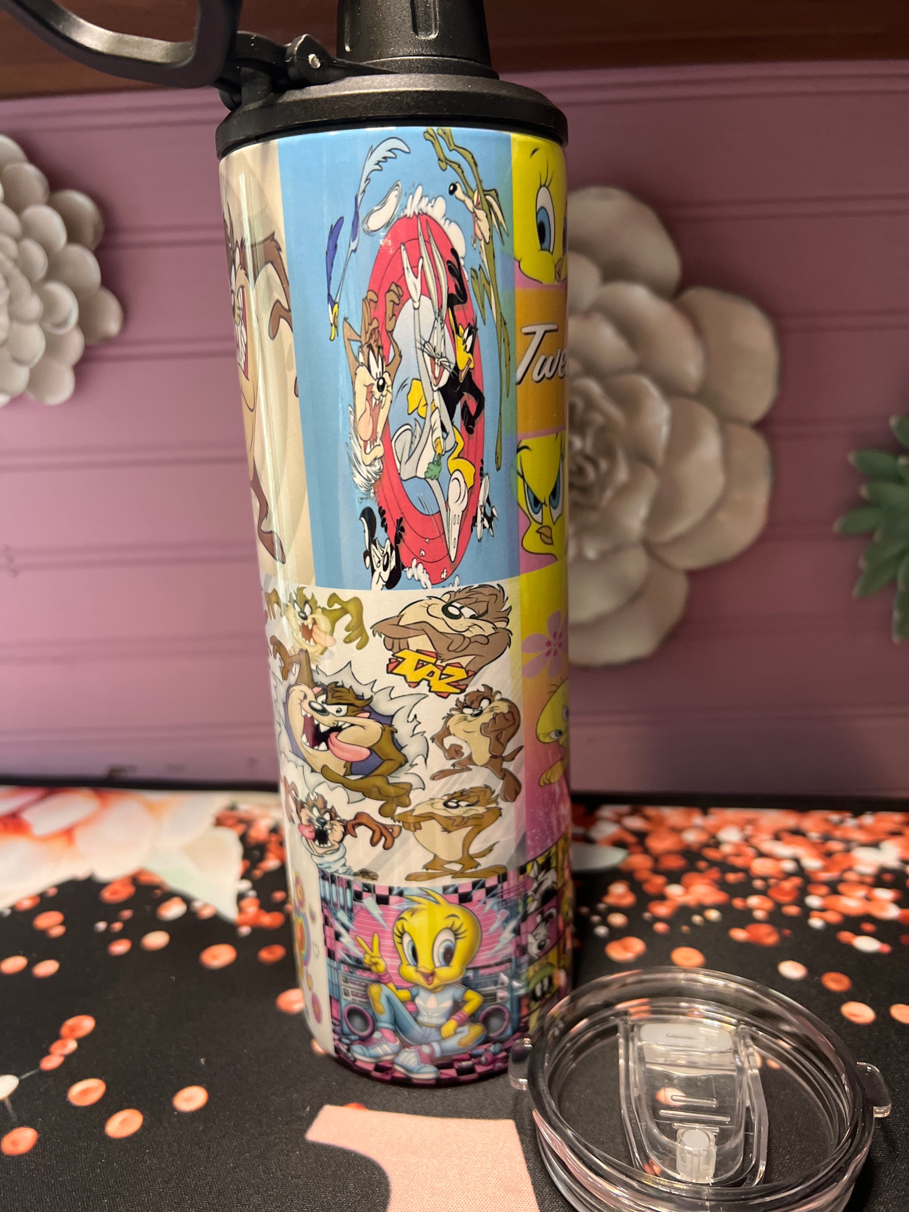 Tweety tumbler 20oz 2 in 1