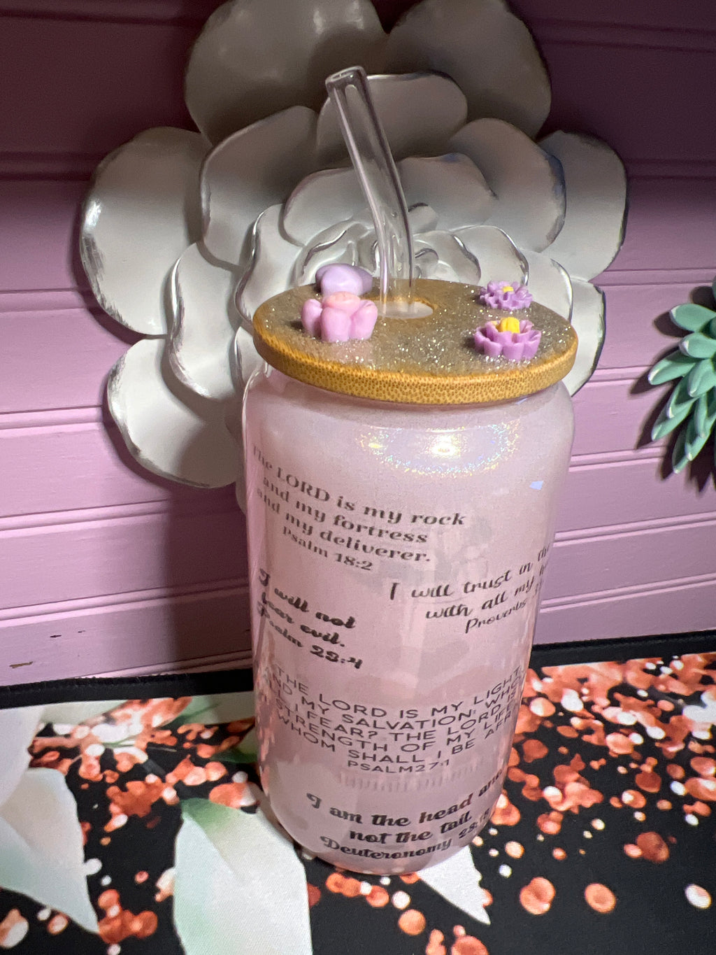 Glass cup 16oz