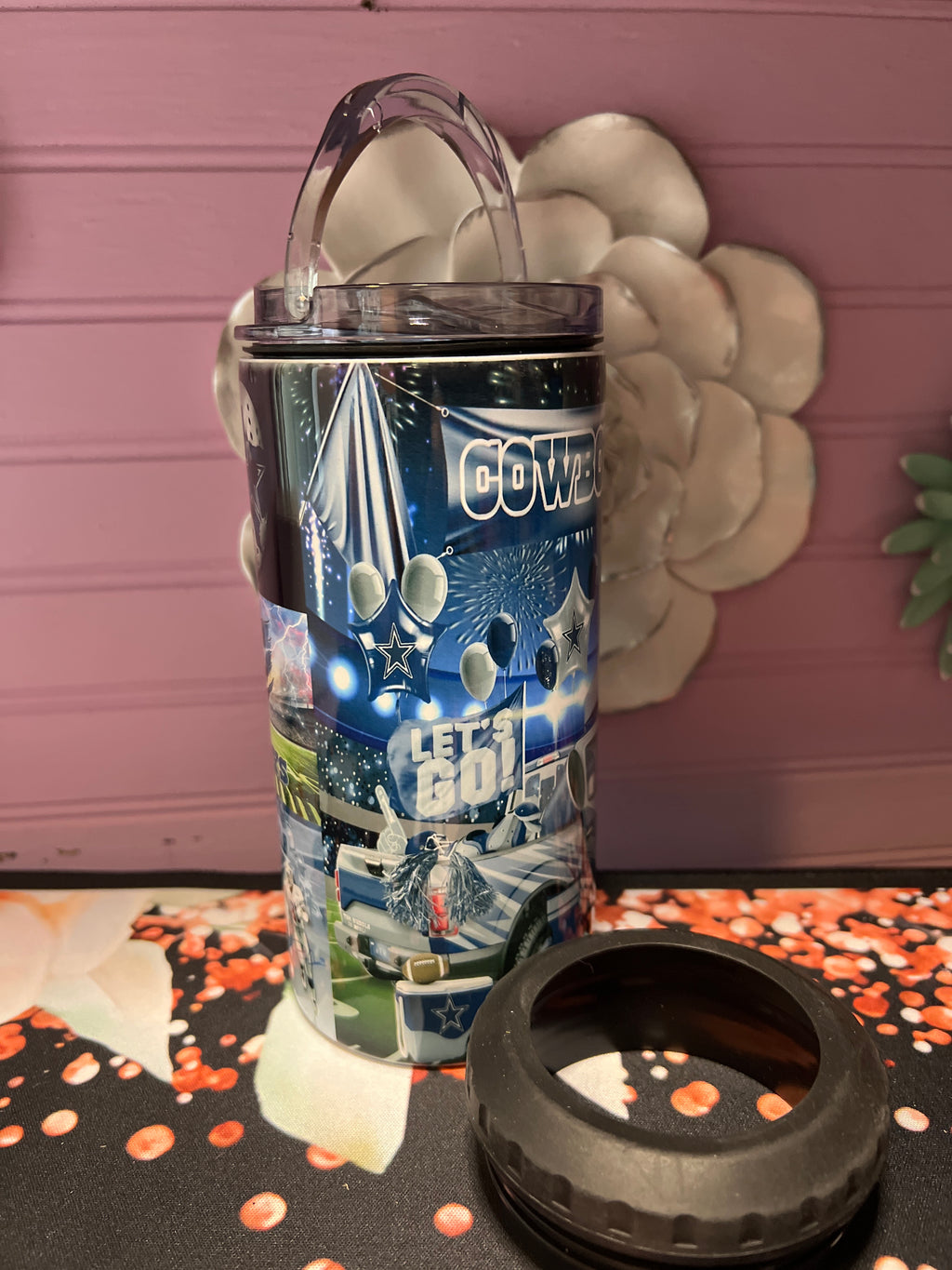 Cowboys tumbler 16 oz 4 in 1