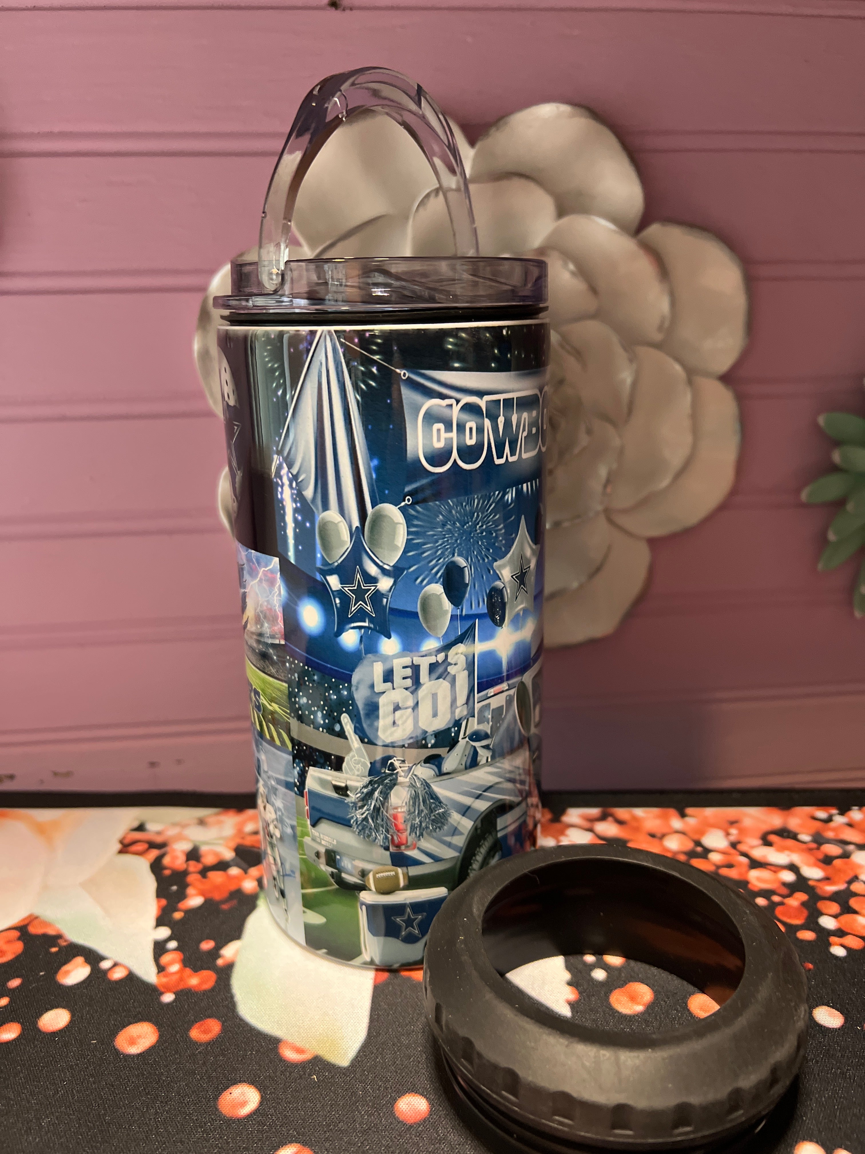 Cowboys tumbler 16 oz 4 in 1