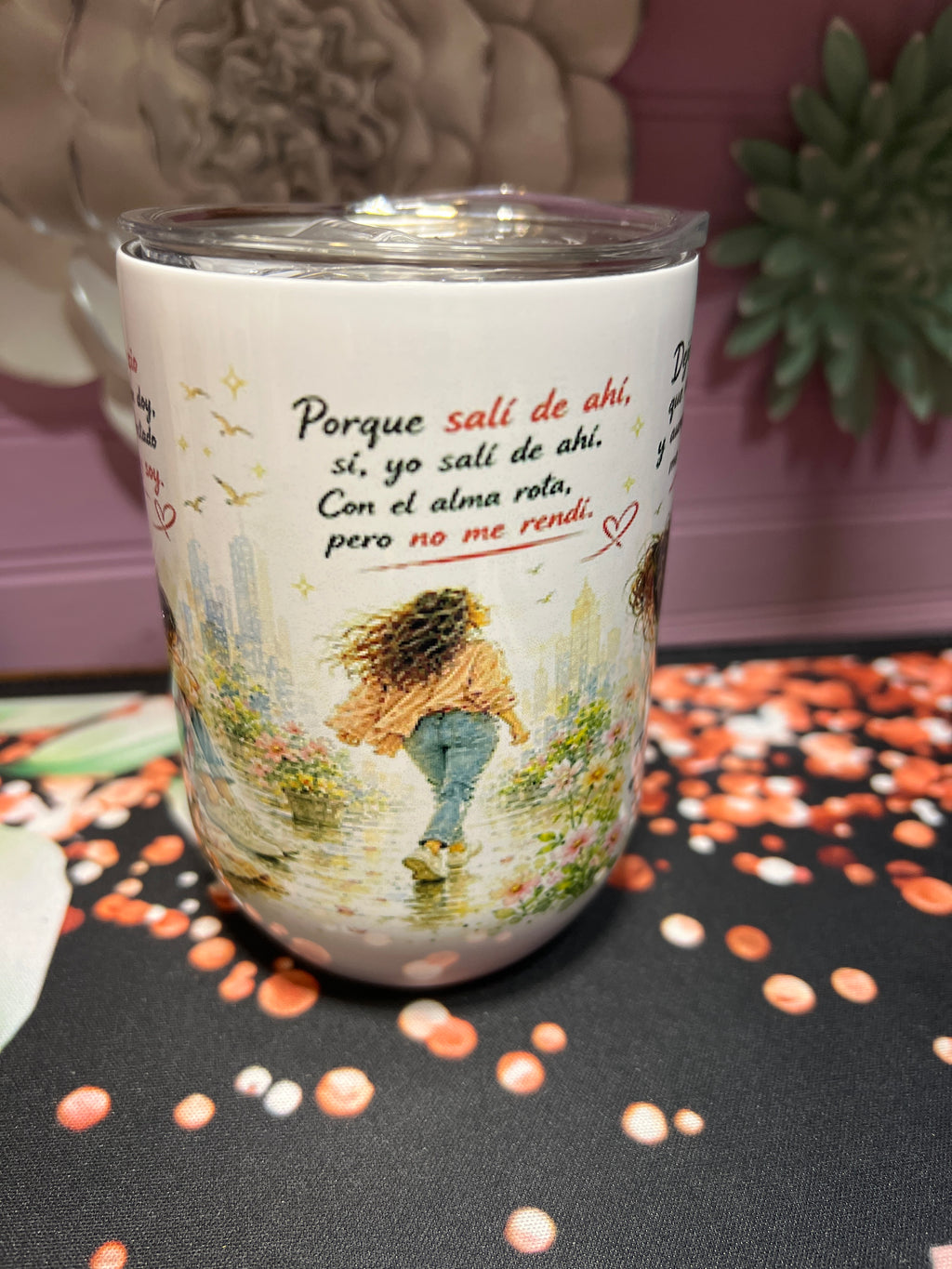 Salí de ahí cup 12 oz