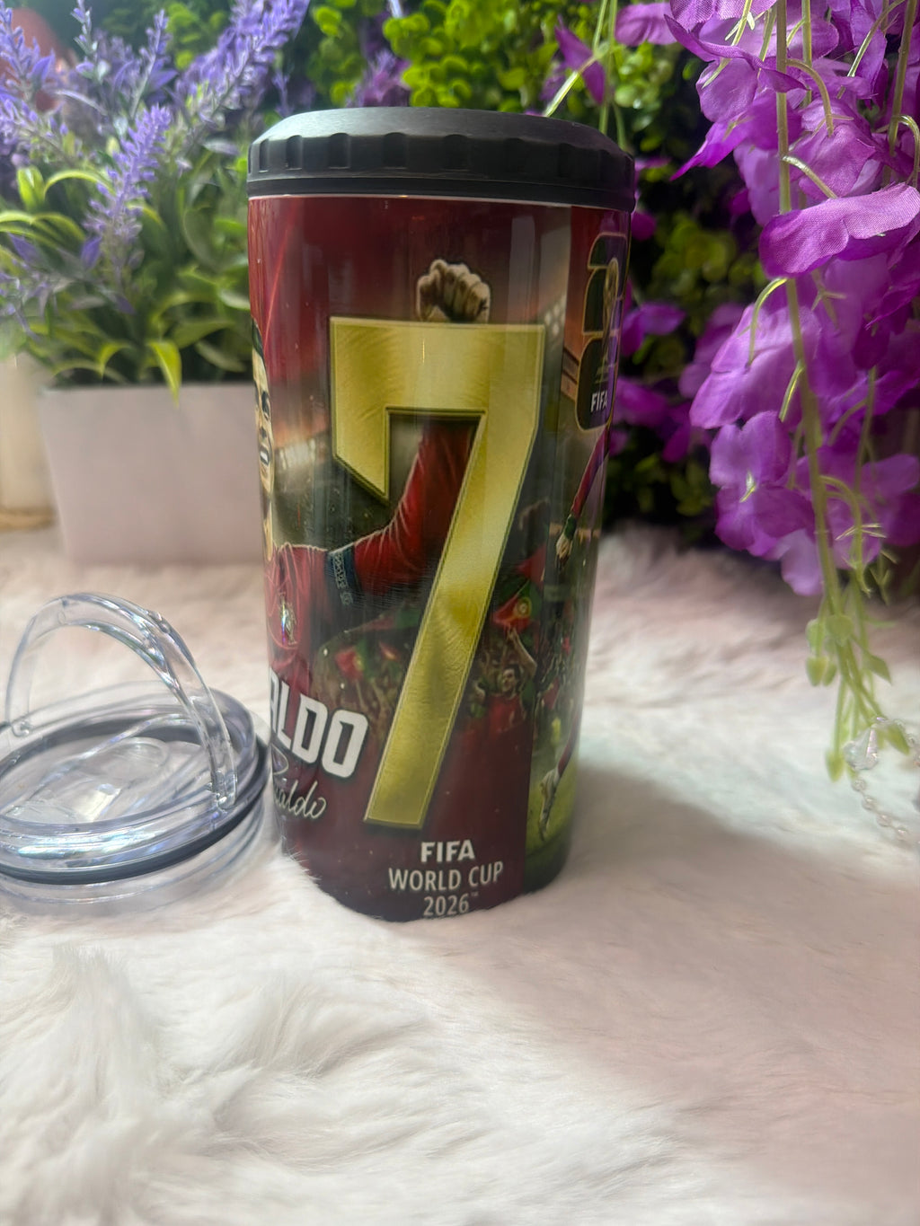 Cristiano Ronaldo tumbler 16 oz 4 in 1