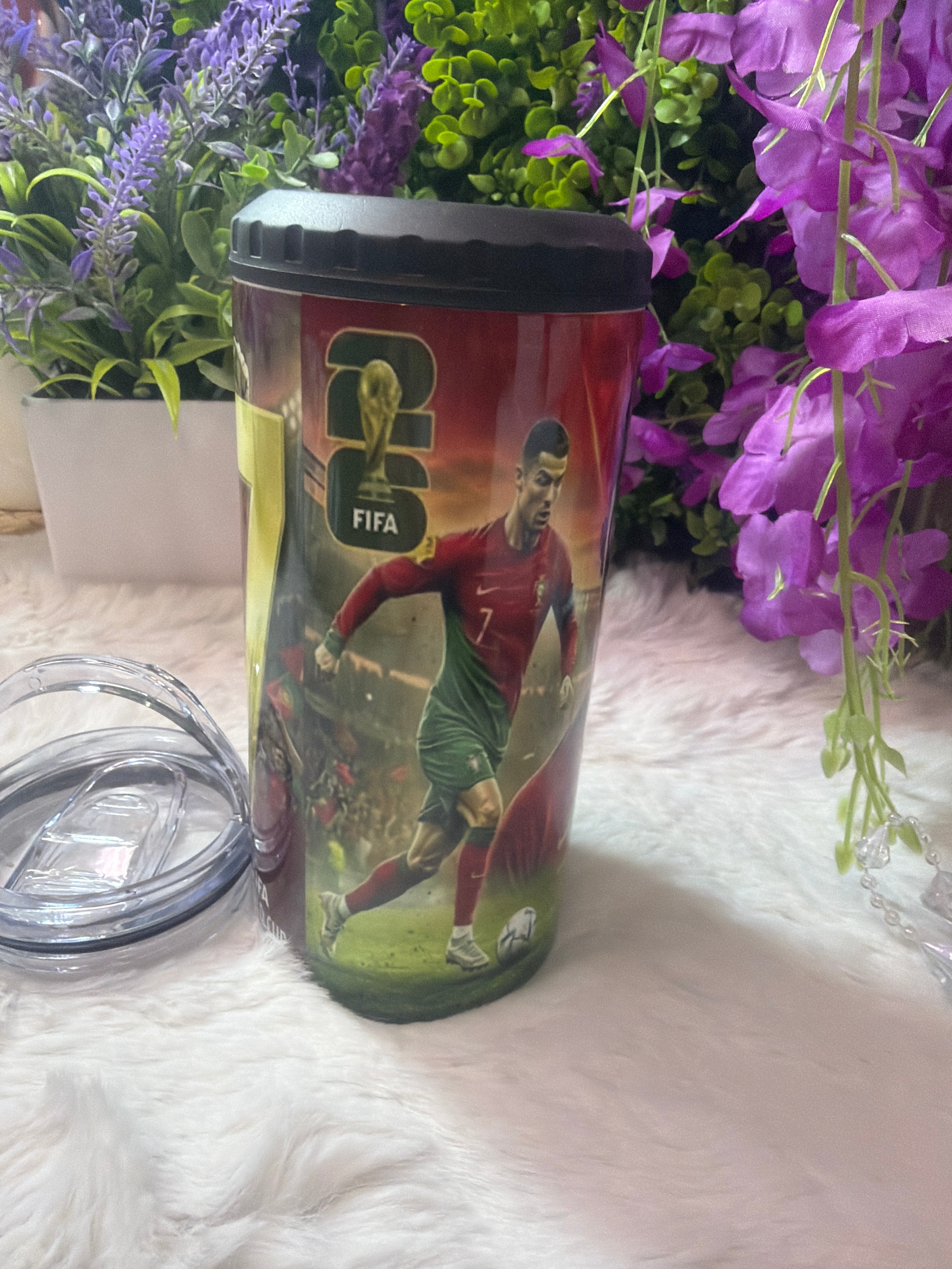 Cristiano Ronaldo tumbler 16 oz 4 in 1