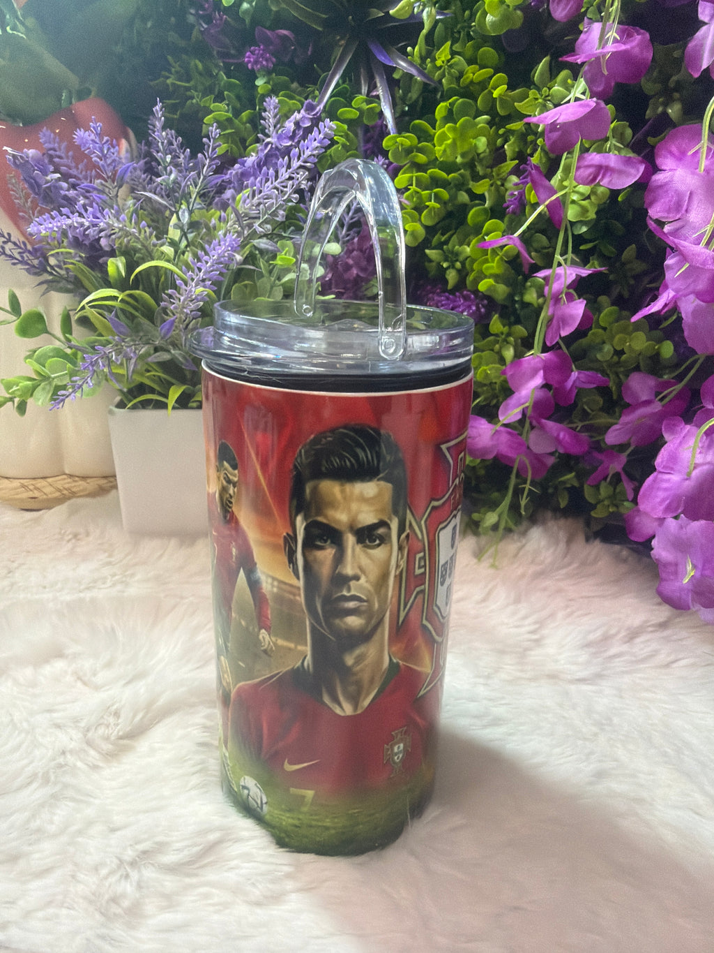Cristiano Ronaldo tumbler 16 oz 4 in 1