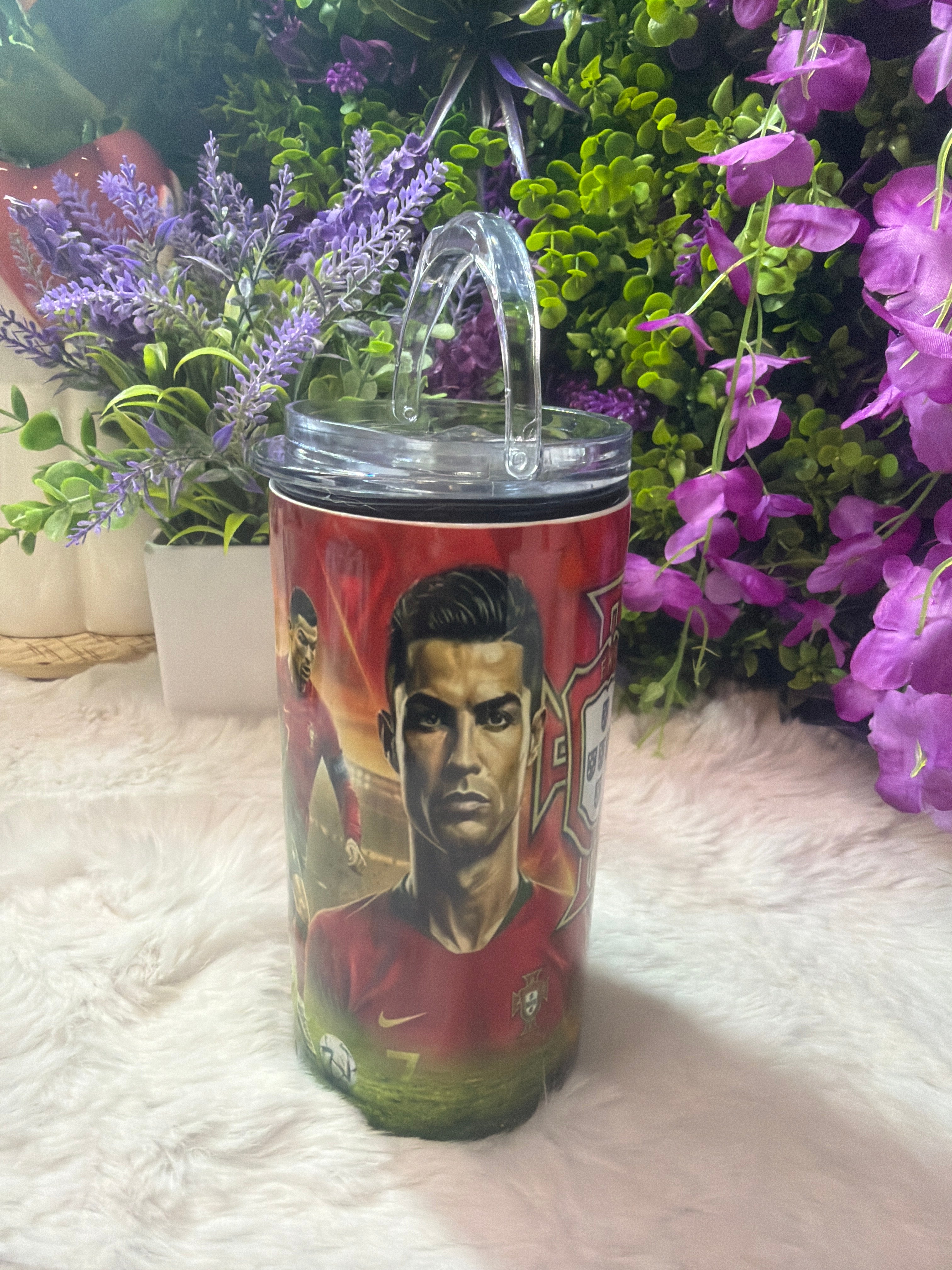 Cristiano Ronaldo tumbler 16 oz 4 in 1