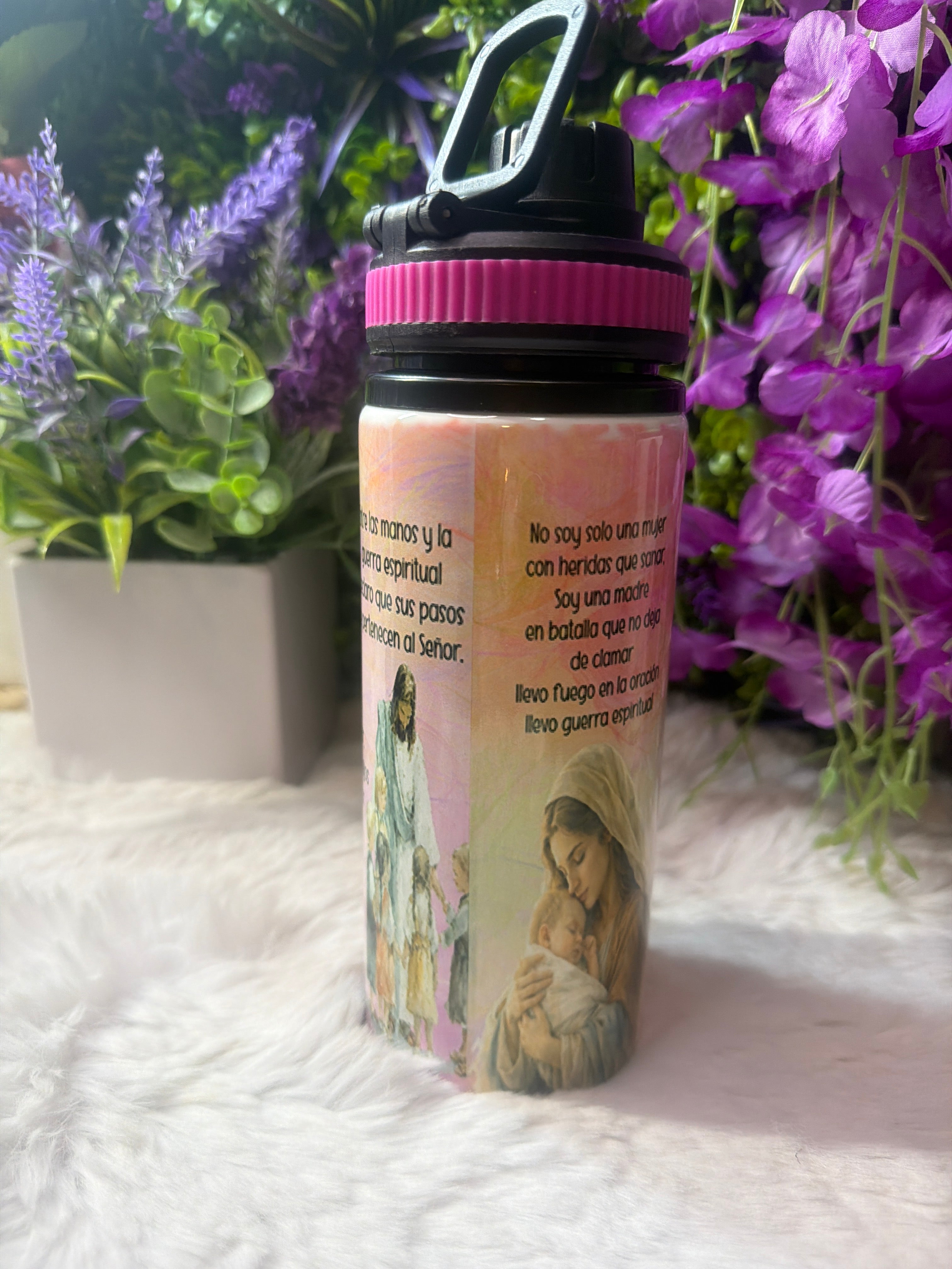 Madre en batalla tumbler ligero 20 oz
