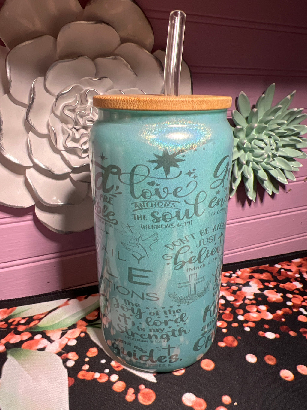 Glass cup 16oz