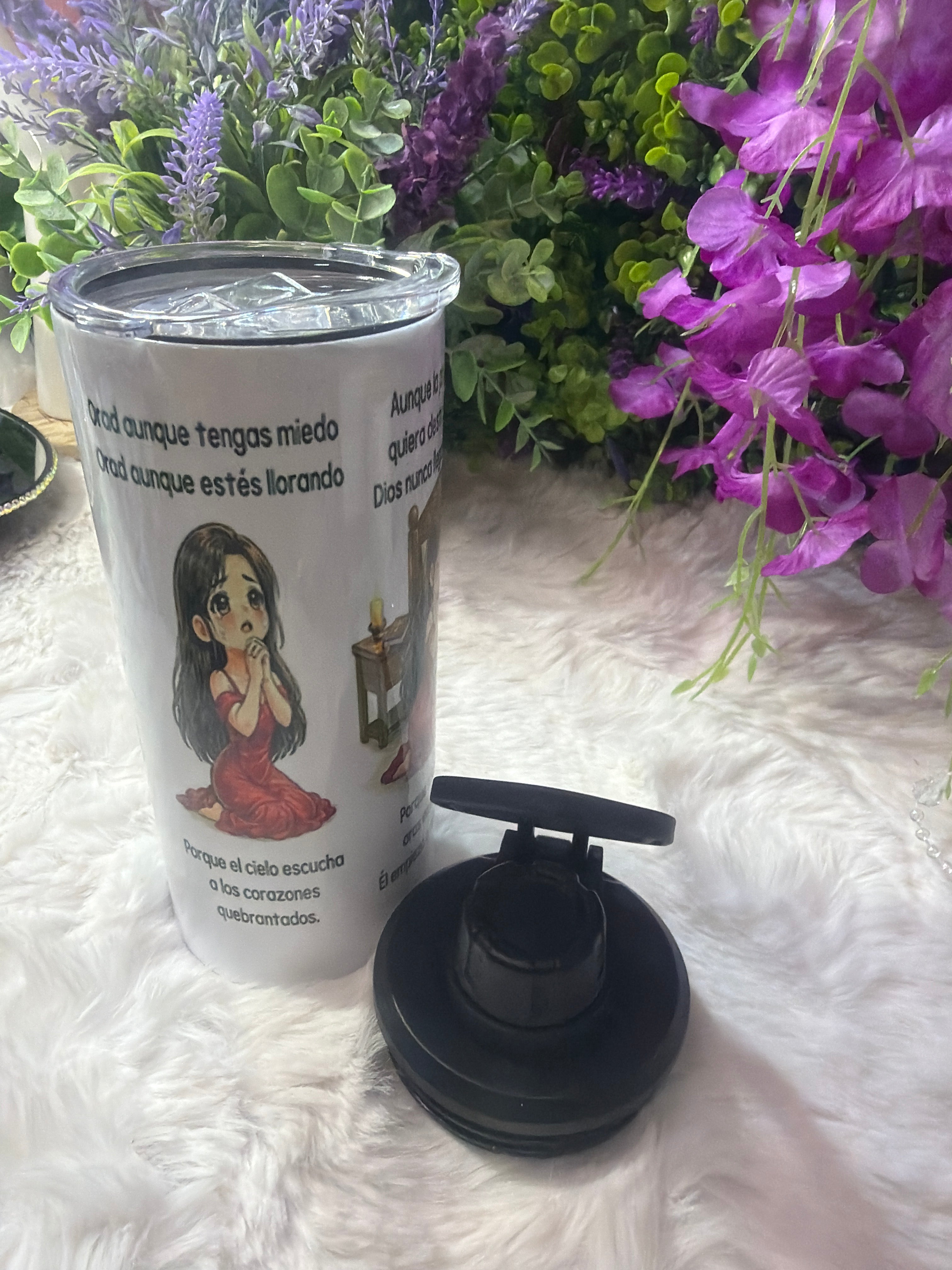 Hay poder en la oración tumbler 15 oz 2 in 1