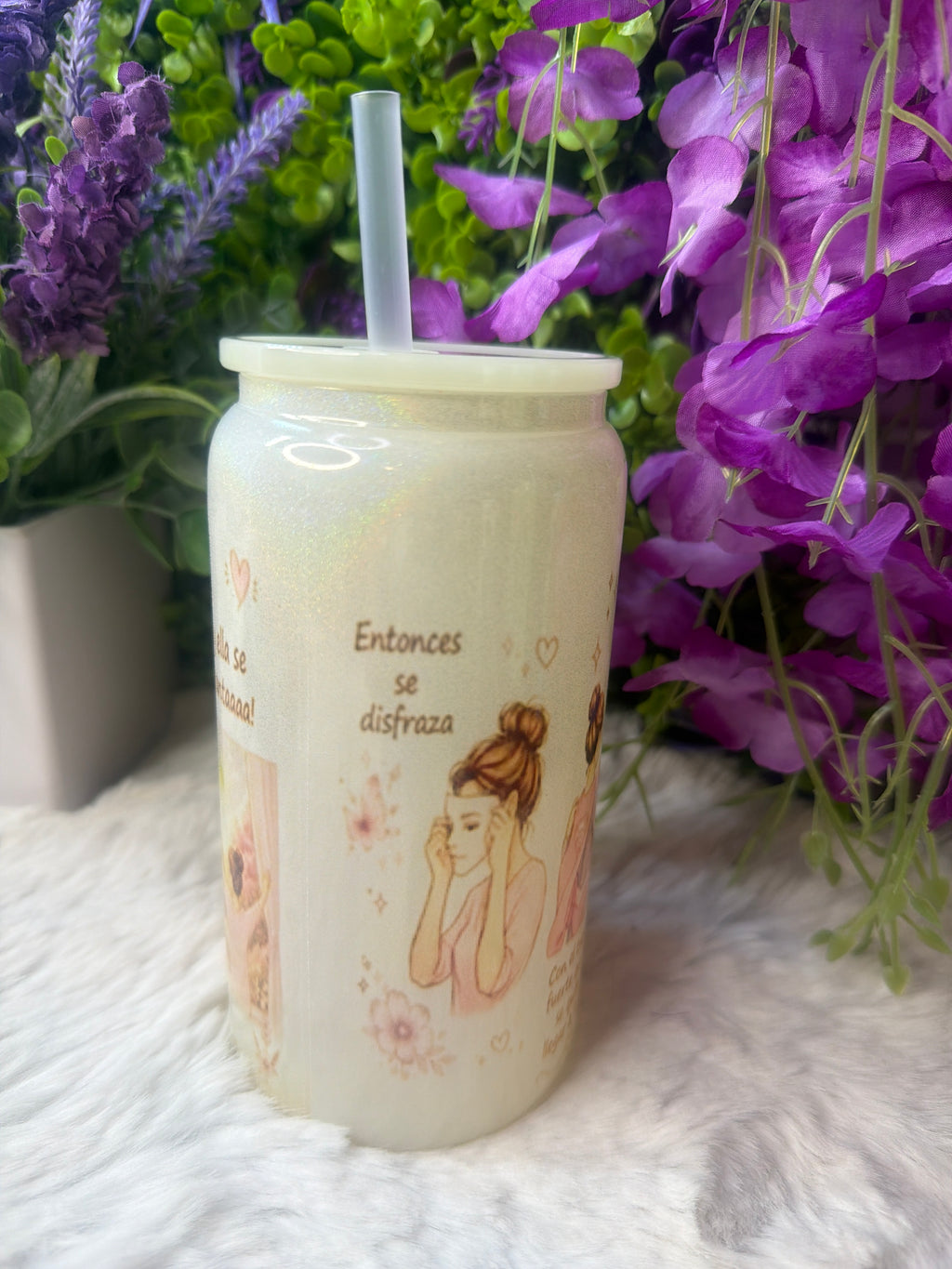 À la niña que fui glass cup 16 oz