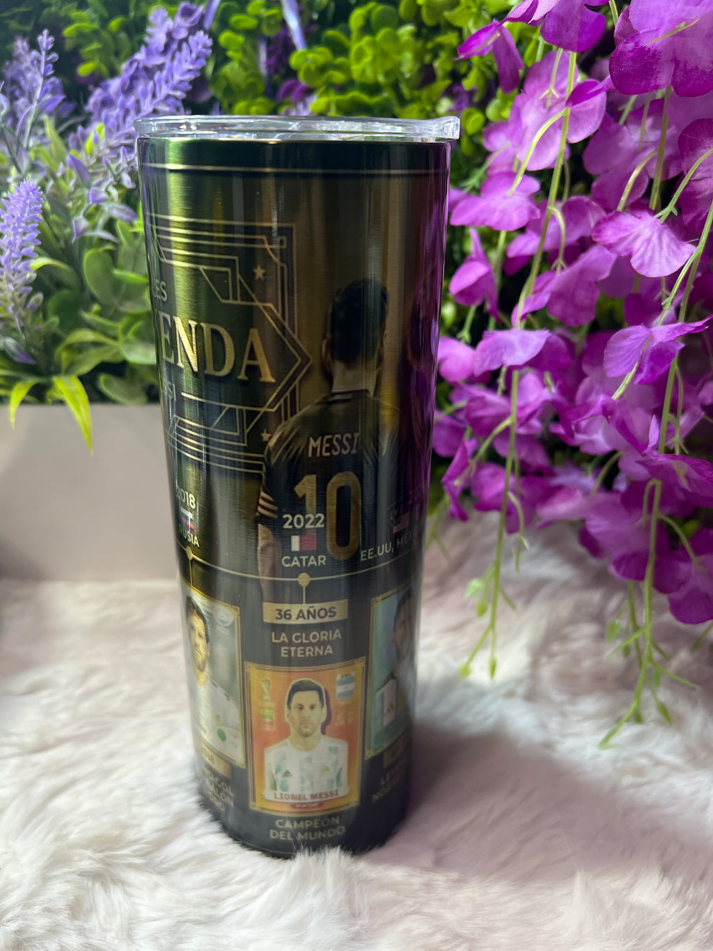 Messi tumbler acero inoxidable 20 oz