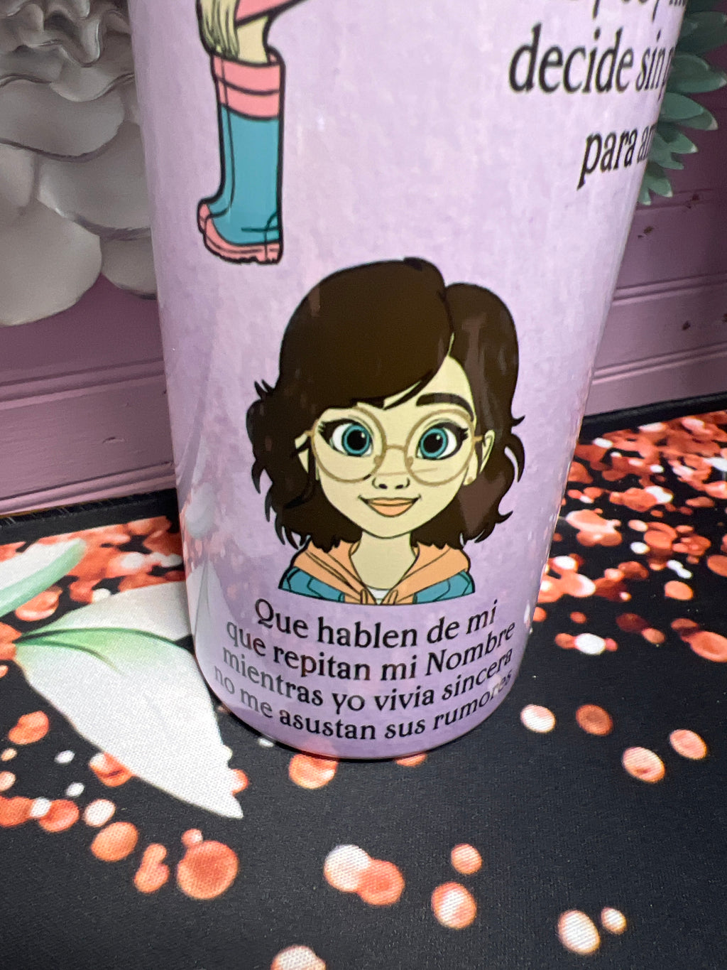 Que Hablen De Mi tumbler 20 oz