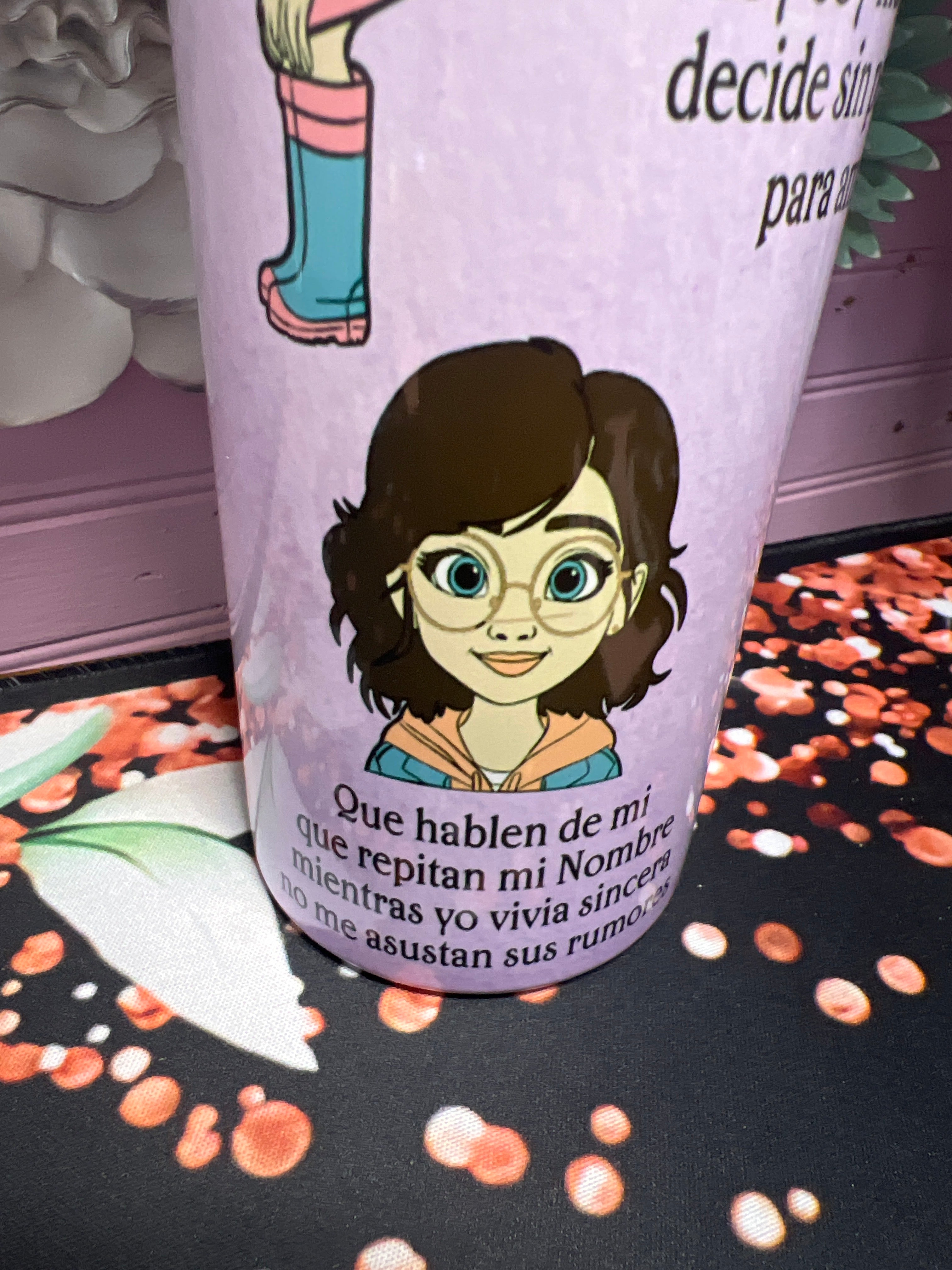 Que Hablen De Mi tumbler 20 oz